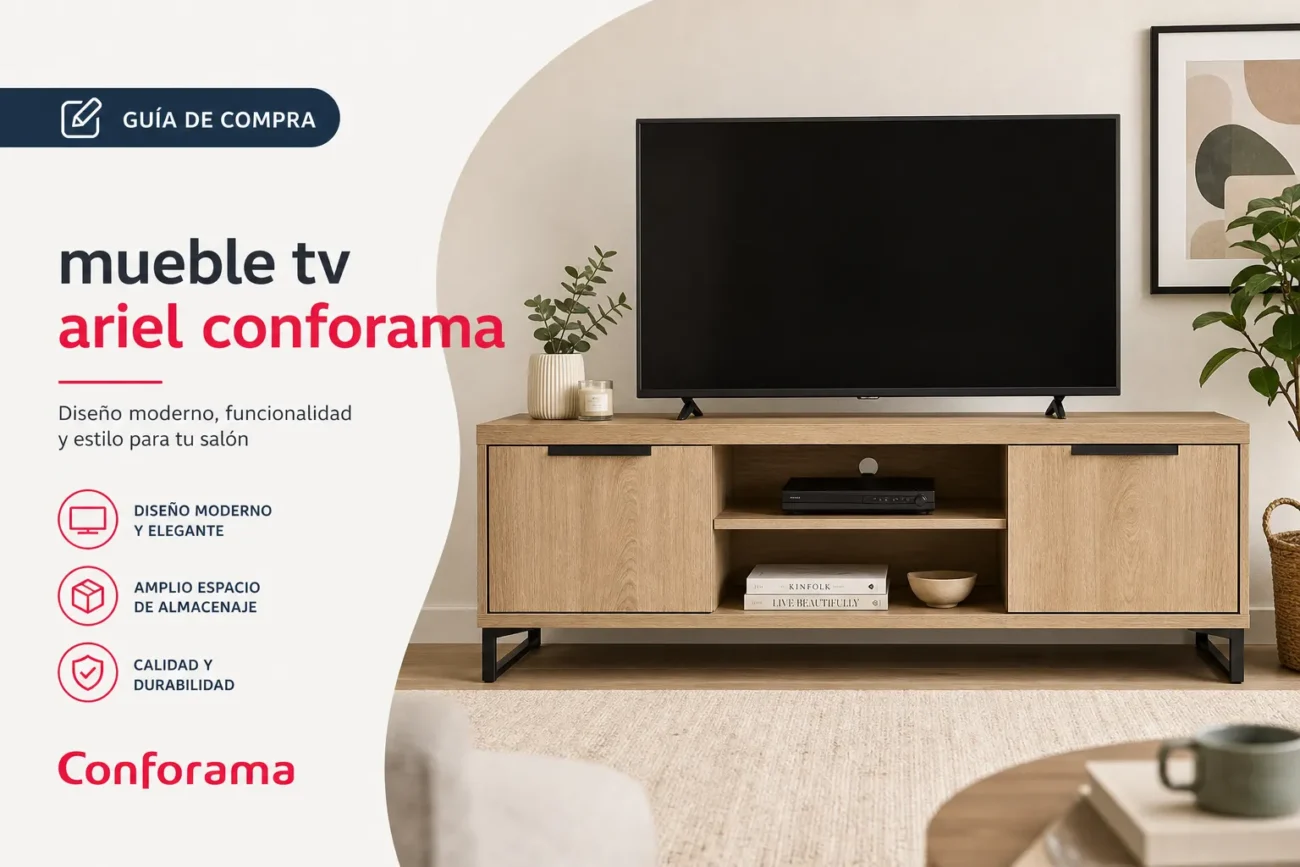 mueble-tv-ariel-conforama - Muebles Tv mueble tv ariel conforama