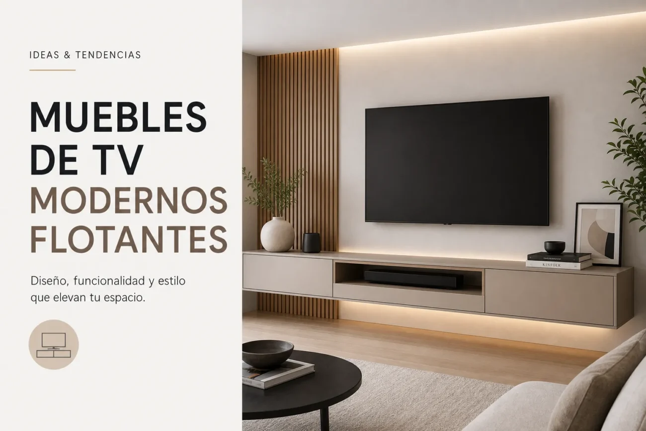 muebles de tv modernos flotantes