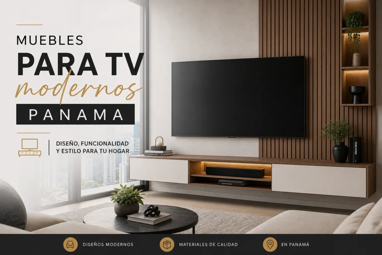 muebles para tv modernos panama