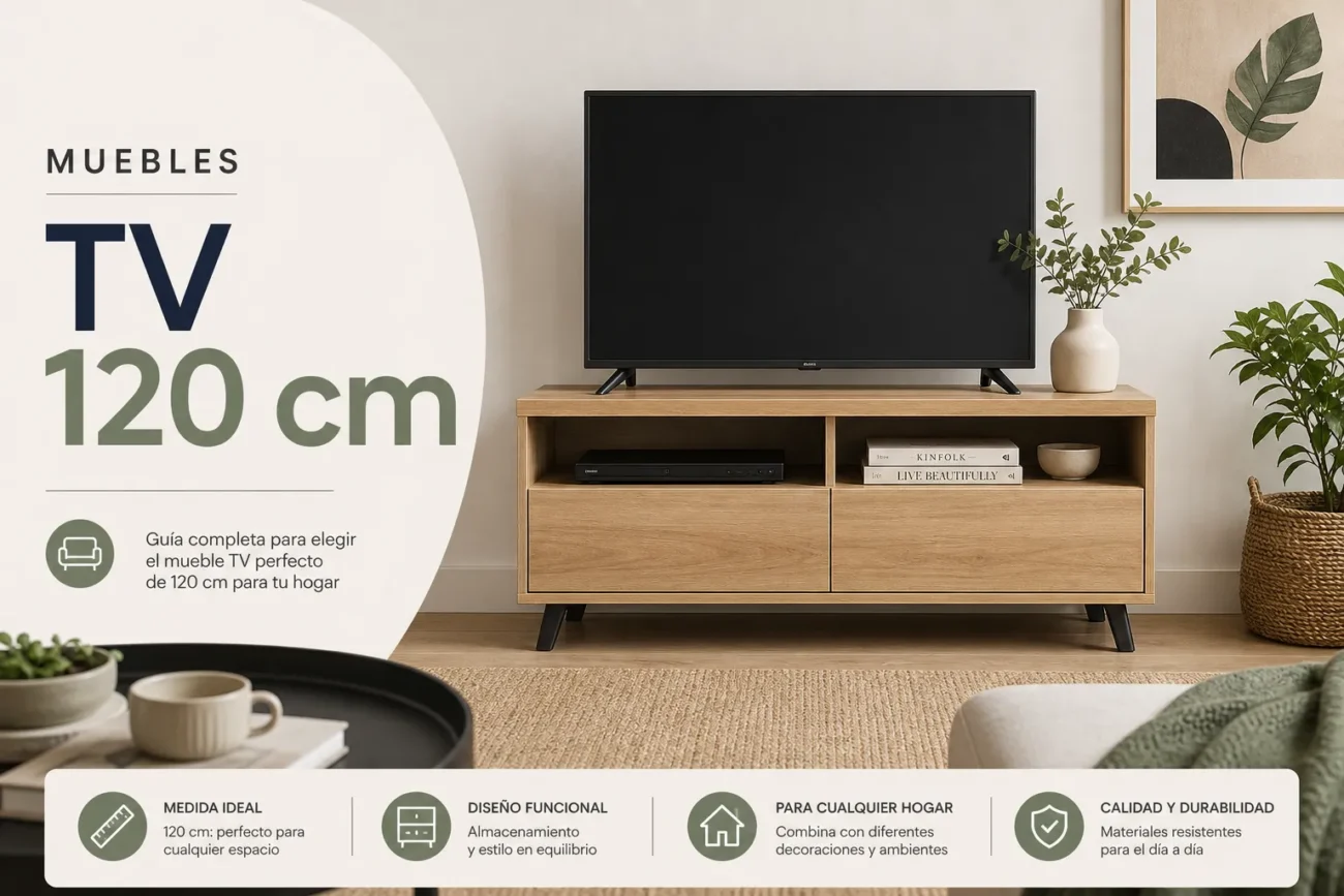 muebles tv 120 cm