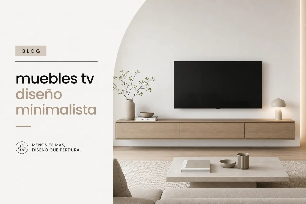 muebles tv diseño minimalista