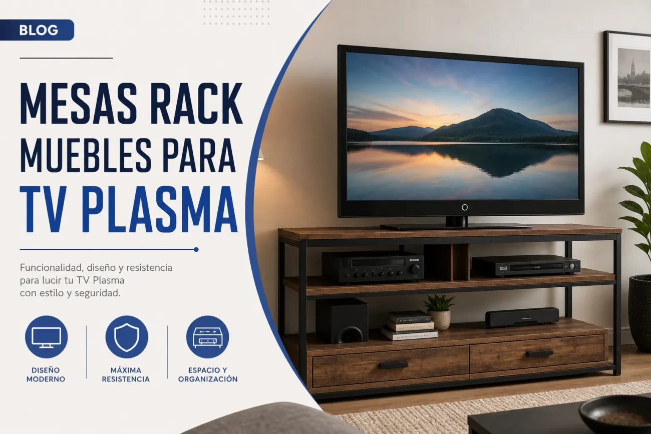mesas rack muebles para tv plasma