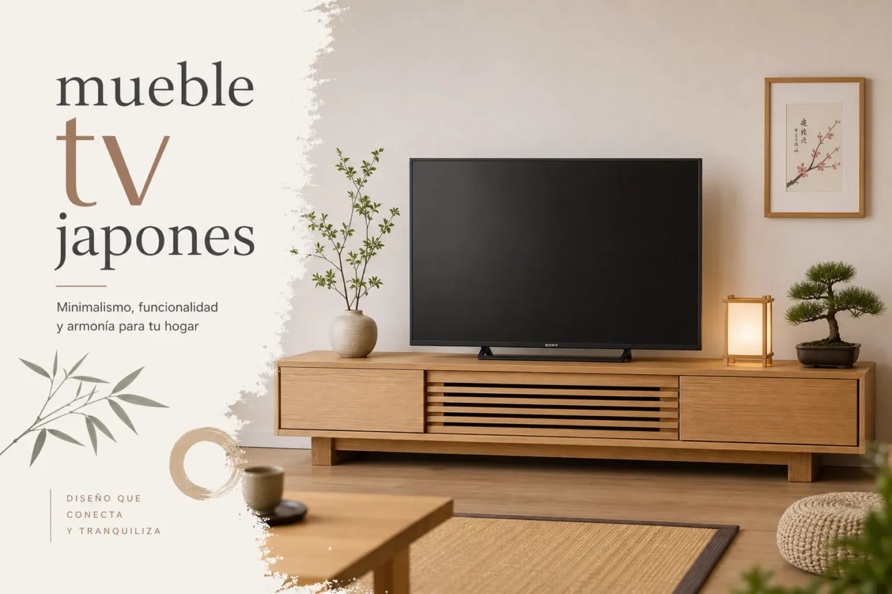 mueble tv japones