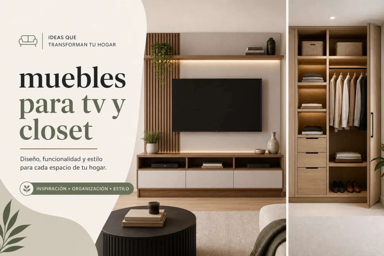 muebles para tv y closet